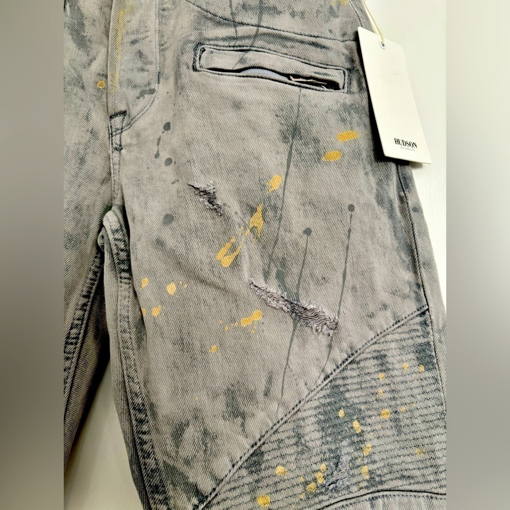 NWT Men's Hudson Blinder Skinny Biker Jeans - Size 31 - Picture 8 of 8